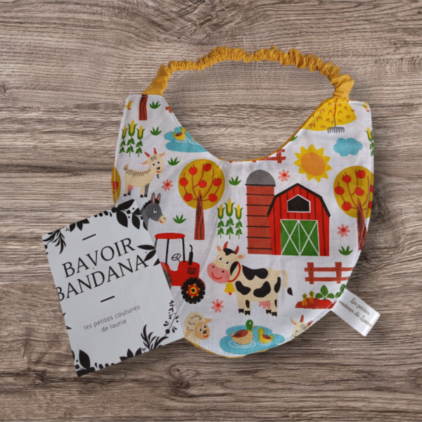 bavoir bandana ferme