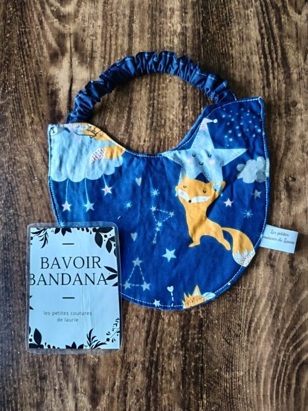 bavoir bandana renard étoile