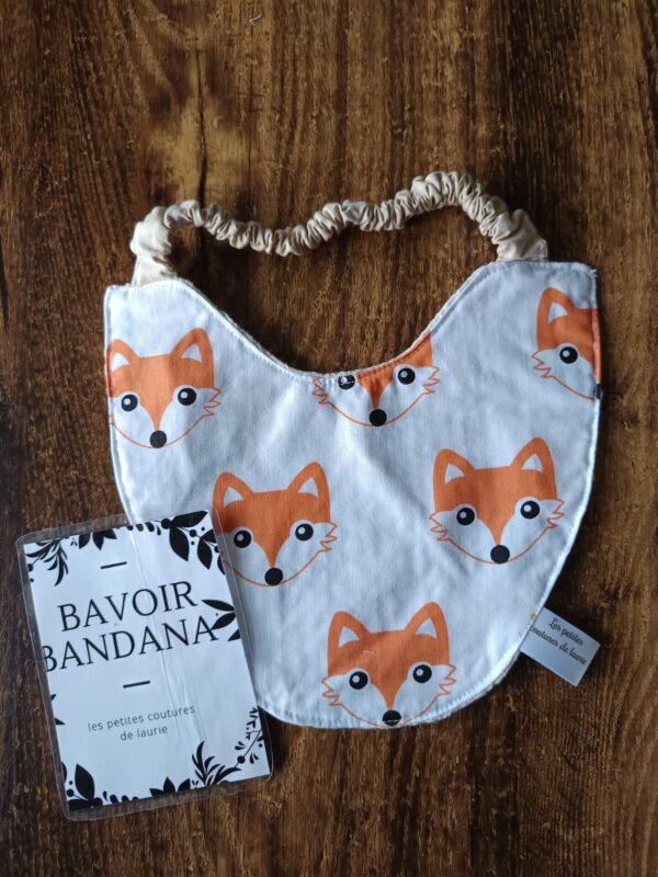 bavoir bandana renard