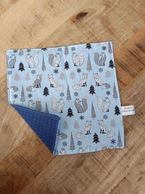 serviette de table hiver