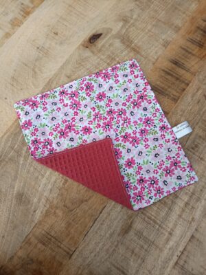 serviette de table fleur