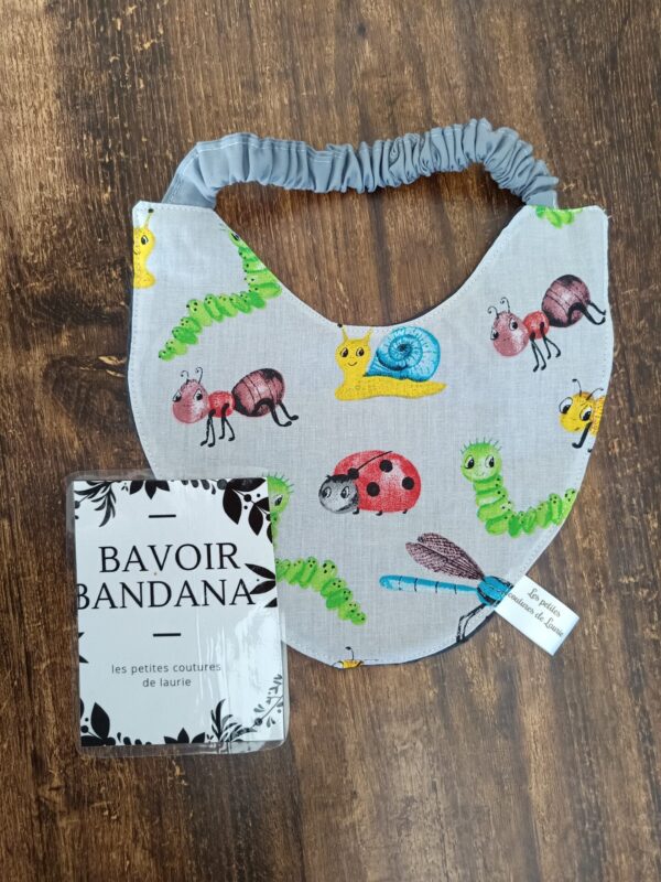 bavoir bandana insectes